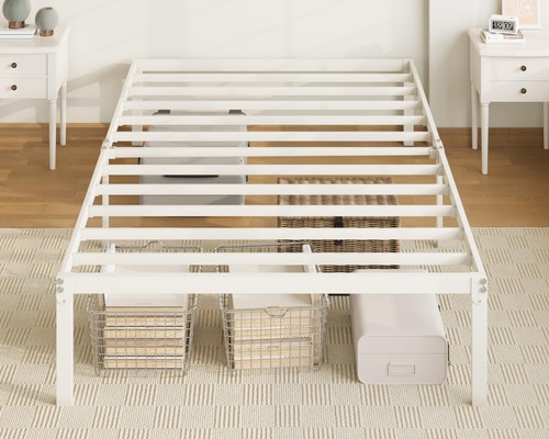 Twin bed frame inch metal - bed,